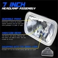 thumbnail image 6 of 7x6 5x7 Inch LED Headlight Hi/Lo Beam For Chevy Express Cargo Van 1500 3500 2500, 6 of 10