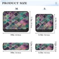 thumbnail image 3 of Qxltty Mermaid Scales Car Seat Strap Pads are Soft and Snug Fitting for All Cars Backpacks Pushchair 6.5×6.5in, 3 of 8