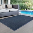 thumbnail image 2 of Koeckritz Rugs 9'x12' Soft Indoor/Outdoor Ocean Blue Bound Area Rug Lightweight, Easy to Clean & Move, 2 of 8