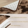 thumbnail image 4 of Haperlare 10'x13' Fluffy Area Rugs for Living Room Plush and Thick Shag Rug Non-Slip Carpet for Bedroom, Fuzzy Shaggy Rugs for Kids Nursery Dorm, Brown, 4 of 6