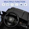thumbnail image 4 of Lumiparty 12V Kids Ride On Truck Car, Battery Powered Electric Vehicles with Remote Control, Spring Suspensions, 3 Speeds, LED Lights, Music, MP3, Ride On Toy Car for Children Boys Girls, Black, 4 of 6