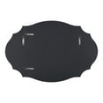 thumbnail image 6 of Kate and Laurel Leanna Glam Oval Mirror, 24 x 36, Black, Modern Scalloped Mirror for Wall, 6 of 8