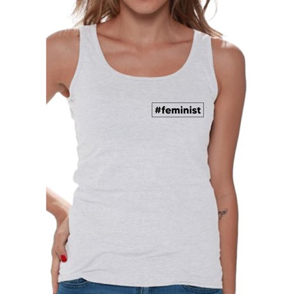 Feminist Women's Shirt Equal Rights Tee for Her International Women's Day Comfortable Graphic Tank Top