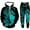 Sky Blue%GC%, variant on Men's Sweatsuit 2 Piece Sets Casual Men's Jogging Tracksuit Set Graphic Print Pullover Hoodie Pants Sweat Suit for Men Cozy Fall Winter Athletic Track Suit Outfits