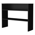 thumbnail image 1 of FM FURNITURE Vail Console Table With Open Storage Black Engineered Wood, 1 of 7