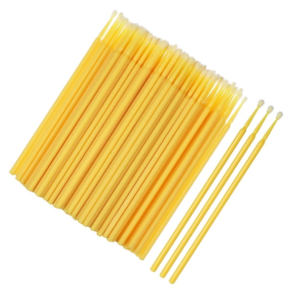 Niceauty 300pcs Gardening Pollinator Pen Tool Plant Pollination Pen Yellow for Potted Plants