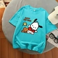 thumbnail image 4 of Sanrio Pochacco Graphic T Shirts Aesthetic Tops Harajuku Summer Oversized T Shirt Multicolor Gril Gothic Y2k Top Women Clothes, 4 of 22