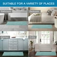 thumbnail image 3 of PrimeBeau Rectangular Microfiber Absorbent Non-Skid Bath Rug, 32" x 20" inches, Duck Egg Blue, 3 of 8