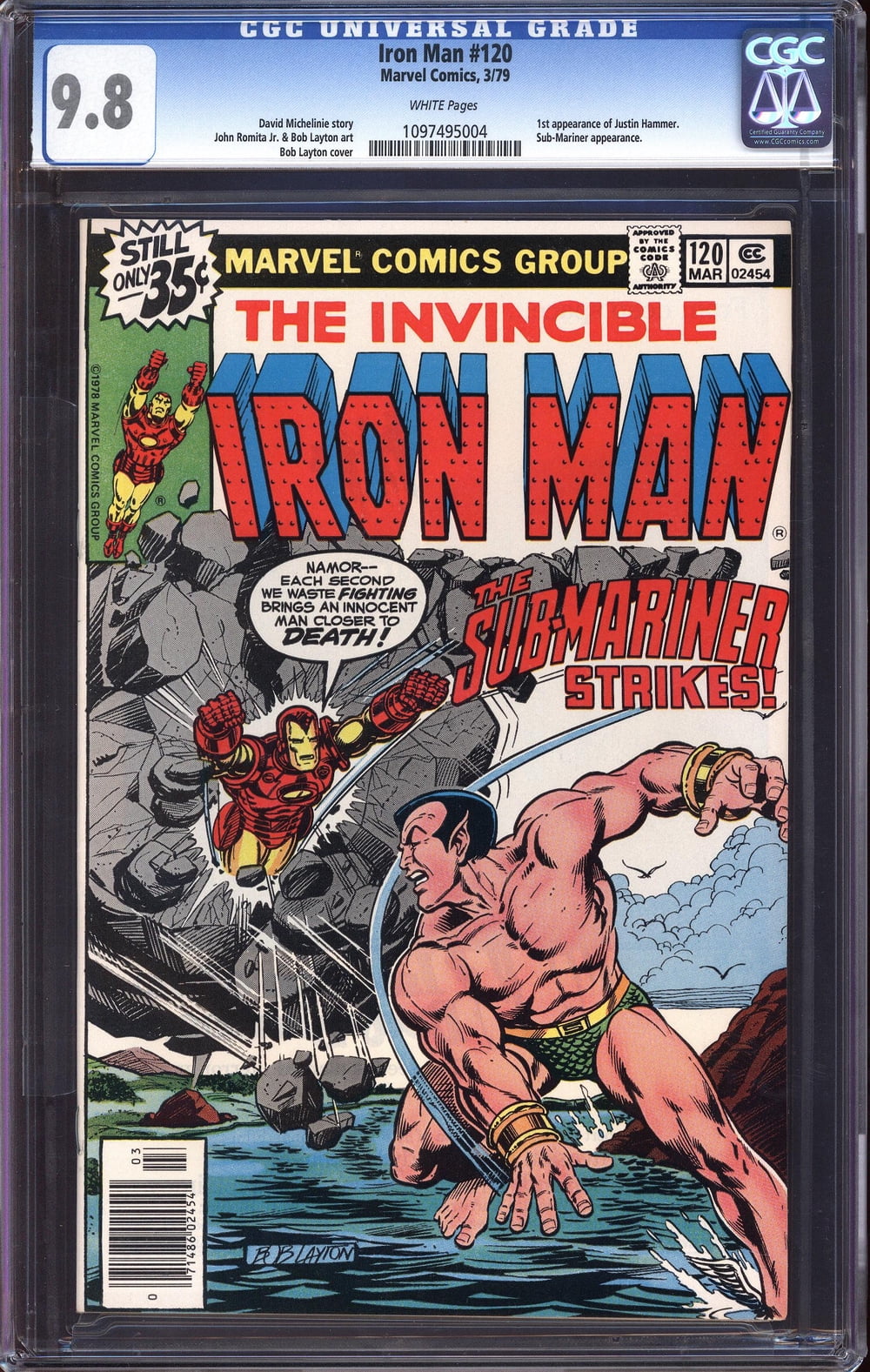 Iron Man #120 - CGC 9.8 Comic Book