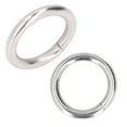 thumbnail image 2 of 50 Uds. Anillos de Metal duraderos, exquisitos, multifuncionales, resistentes al desgaste, anillos tóricos de Metal indecolorables para bolsas, cuentas de ropa, 15x3mm, 2 of 12
