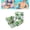 Emerald green, variant on Inflatable Pool Float Chair – Heavy Duty Adult Water Lounge, Blow Up Floaties for Summer Fun, Lake & Beach, Ergonomic with 3 Buoyant Cushions, Portable (1PCS, Blue Stripes)