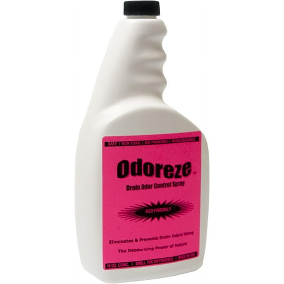 ODOREZE Natural Drain Odor Eliminator: Makes 64 Gallons to Clean Drain Stench Naturally
