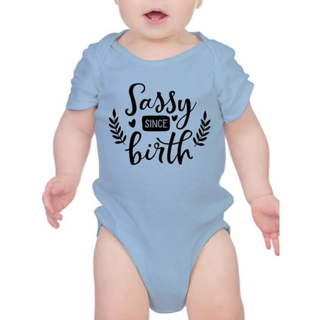 

Sassy Since Birth Garland Bodysuit Infant -Smartprints Designs 24 Months
