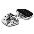thumbnail image 3 of Krator Chrome Mini Board Floorboards Footpegs Compatible with 2005-2006 Harley Davidson Sportster 883 Low XL883L, 3 of 5