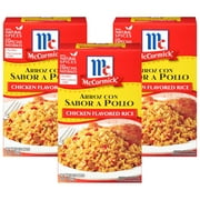 (3 pack) (3 Pack) McCormick Arroz Con Sabor A Pollo, 8 oz