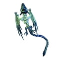 thumbnail image 2 of Articulated Winged Dragon 3D Printed Figurine with Random Eye Colors Collectible Desk Decor Model, 2 of 4