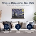 thumbnail image 4 of American Art Decor The Starry Night Over the Rhone Tapestry Wall Art by Vincent van Gogh - Post-Impressionist Canvas Banner for Bedroom, Living Room, Office, Gallery or Meditation Space, 4 of 9