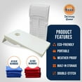 thumbnail image 2 of Driveway Games All Weather Corntoss Bean Bag Cornhole Game, White, 2 of 11