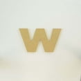 thumbnail image 1 of Package of 1, 10 Inch X 1/2" Thickness MDF Letter "w" in The Arial Font | Thick | Lower Case for Art & Craft Project, Made in USA, 1 of 1