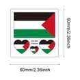 thumbnail image 4 of 10 Uds Pegatinas Pequeñas Duraderas Pegatina Palestina Impermeable para Eventos, 4 of 4