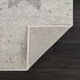 thumbnail image 3 of Hauteloom Tigris Collection Sada Southwestern Farmhouse Living Room Bedroom Area Rug - Vintage Distressed - Boho Aztec Tribal Pattern - Ivory, Beige, Gray - 3'11" x 5'7", 3 of 8