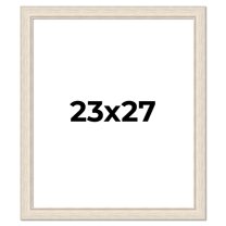 23x27 Frame White Real Wood Picture Frame Width 1.75 inches | Interior Frame Depth 0.5 inches |
