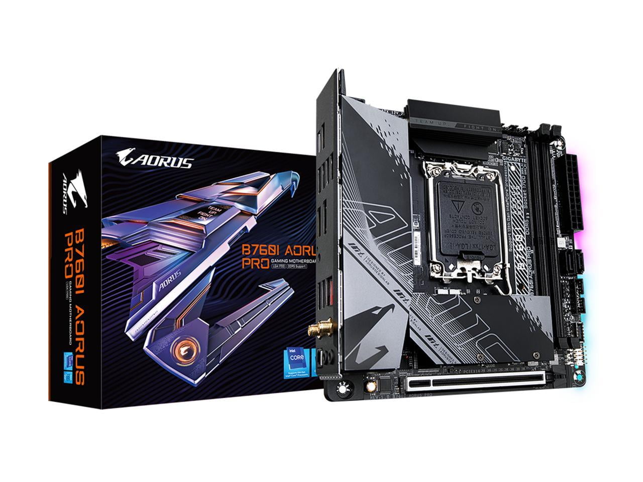 GIGABYTE B550I AORUS PRO AX AM4 Mini-ITX Motherboard, Dual M.2