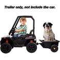 thumbnail image 5 of Lumiparty Trailer for Kids, Compatible with 12V Ride On Car Electric Truck, Unisex Kids(Trailer Only), 5 of 6