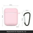 thumbnail image 3 of Silicone Headphones Case Replacement for Apple AirPods Wirelessly BT Headset, 3 of 8