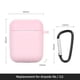 thumbnail image 4 of Reemplazo de la funda de silicona para auriculares para Apple AirPods Funda protectora para aur Abanopi Estuche protector, 4 of 7