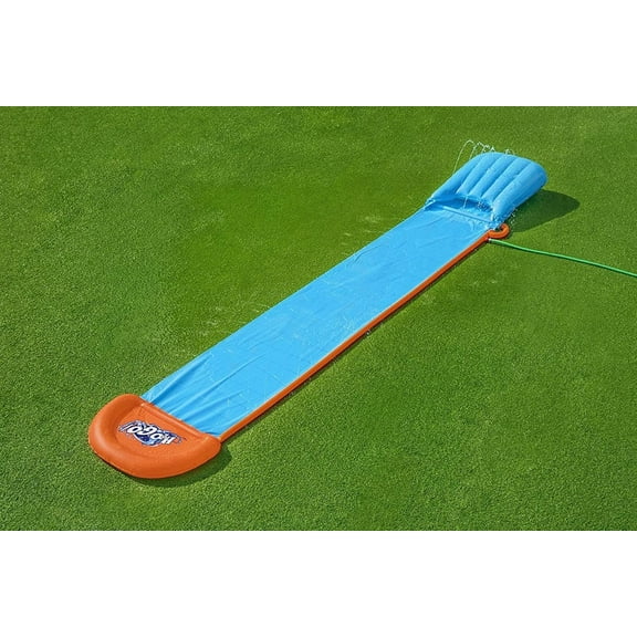 Bestway 16FT Soft Landing Lawn Water Slide with Splash Ramp and Water sprinklers