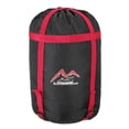 thumbnail image 1 of Unique Bargains Compression Stuff Sack, S Size Waterproof Sleeping Bag Storage Sack Black Red, 1 of 7