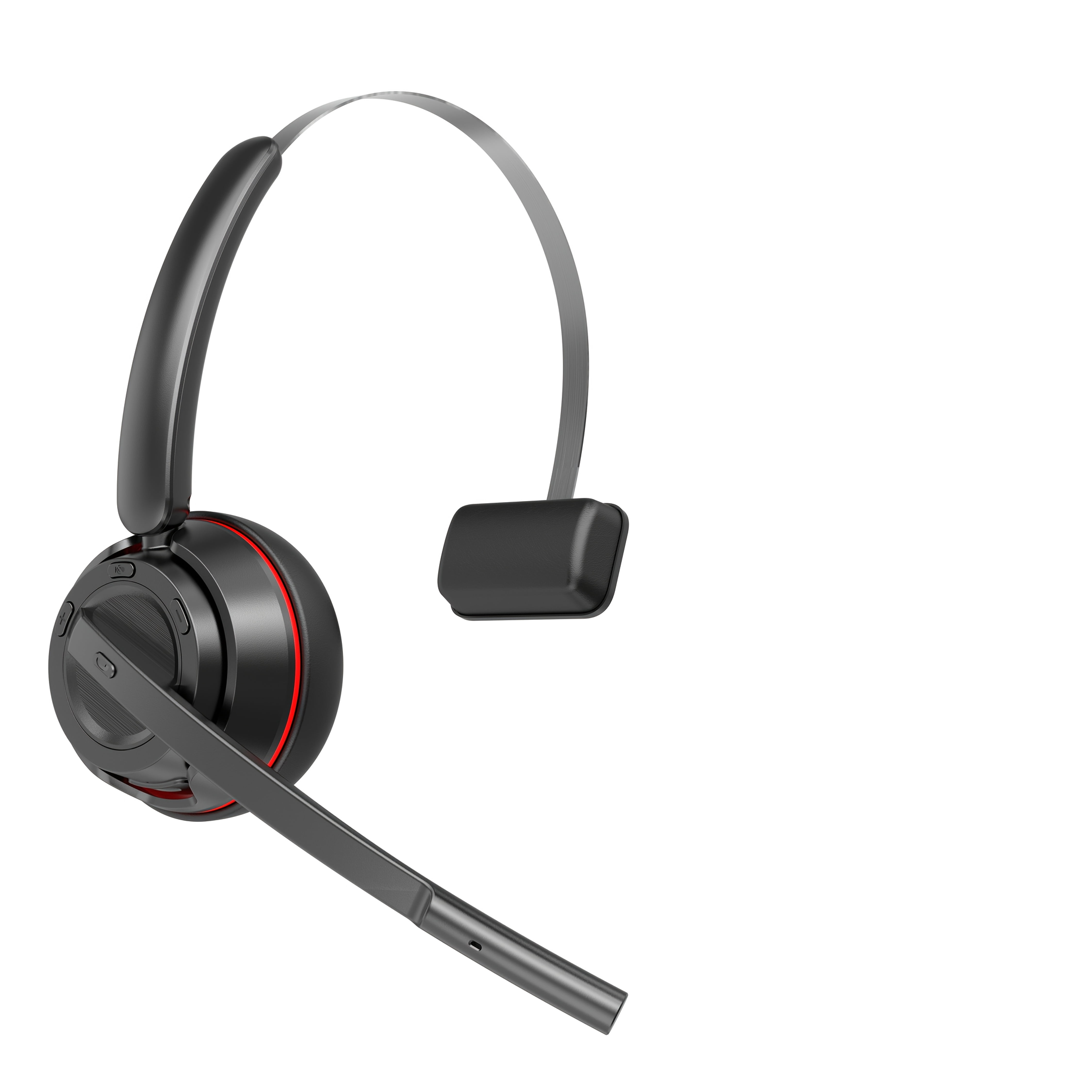 Bluetooth Headset, Trucker Bluetooth Headset with AI Noise Cancellation Microphone & Mute Button, Trucker Headphones with 55 Hrs Working Time, 5.2 Multitasking for Truck Drivers/Phone