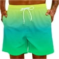 thumbnail image 6 of ZCFZJW Mens Swim Trunks Quick Dry Ombre Board Shorts with Pockets, Tie Dye Gradient Print Breathable Surf Beach Shorts Swimwear Bathing Suits Multicolor#04 L, 6 of 9