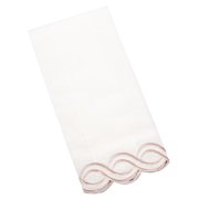 Saro Embroidered Guest or Bar Towel (Set of 4) by Overstock