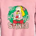 thumbnail image 2 of Hey Arnold! - Ho Ho Ho Stinko - Toddler And Youth Crewneck Fleece Sweatshirt, 2 of 4