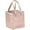 Rose Gold, variant on Insulated Food Carrier Bag, 11.8 x 11.8 x 13.8in Reusable Grocery Shopping Bag Warming Cooler Pizza Catering Bag Food Tote for Hot and Cold Food Beverages, Rose Gold