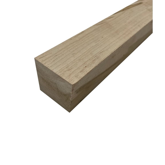 Ambrosia Maple Turning Wood Blanks 1" x 1" x 6" (1 Piece) - Enhance Your Woodworking Skills with Exquisite Wood Turning Blanks