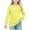 Yellow, variant on Lenpel Girls' Long Sleeve Shirts Crew Neck Solid Color Pullover Tops Soft Casual Tunic Blouses with Pocket(Pink,13-14 Years)