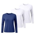 thumbnail image 3 of ManxiVoo Chemise Thermique Ajustée pour Femmes, Chaleur Hivernale, Couche de Base 3 Pcs, Col Roulé Confortable, Taille TTTG, Rose, 3 of 3