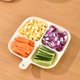 thumbnail image 4 of Bandeja de verduras de pared para olla caliente | Organizador para salsa de soja y salsas | Almacenamiento de guarniciones con múltiples compartimentos | Bandeja de plástico para la preparación de, 4 of 5