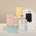 thumbnail image 4 of Pawverly ABS Spinner Wheel Luggage Set 20"/24"/28" – 3-Piece Lightweight Hardshell Suitcases with USB Charging Port, Built-in Cup & Phone Holder for Travel, 4 of 17