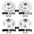 thumbnail image 2 of PowerStop Front and Rear Geomet Coated Brake Rotor and Pad Kit Fits: CHRYSLER DODGE EAGLE MITSUBISHI Select Models CRK683, 2 of 5