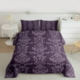 thumbnail image 2 of Manfei Boho Damask Adult Bedding Comforter Set, Retro Western Flower Print Twin Comforter Sets, Mandala Bohemian Style Reversible Bedding Set, Luxury Bedroom Decor, 2-Piece, 2 of 8