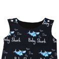 thumbnail image 3 of Combinaison une Pièce Sans Manches pour Bébé Garçon à Imprimé Requin, Tenue Salopette, 3 of 6