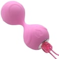 thumbnail image 2 of Pink B.O.B. Hypoallergenic Silicone Double Ben-Wa Balls - Improve Strength and Grip - Better Sex, 2 of 4