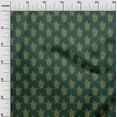 thumbnail image 2 of oneOone Georgette Viscose Fabric Turtle Block Print Sewing Fabric BTY 42 Inch Wide, 2 of 4
