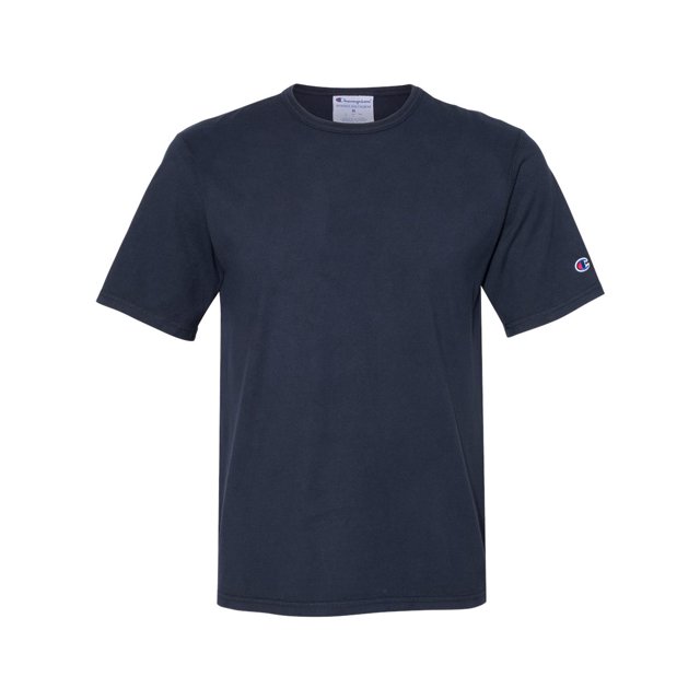 Champion T-Shirt Teint en Pièce pour Hommes, 2TG, Marine