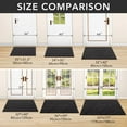 thumbnail image 4 of hicorfe Indoor Door Mat,35"x59"Absorbent Dirt Resist Front Back Door Rug,Machine Washable Rubber Backing Non-Slip Rug for Indoor,Entrance,Patio,Porch(Dark gray), 4 of 8