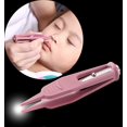 thumbnail image 4 of Infant Nose Cleaning Tweezer with LED Light Round-Head Safe and Effective Clip Care Ear Nose Navel Clean Tool Nipper Plier Pincet Forceps, 4 of 4